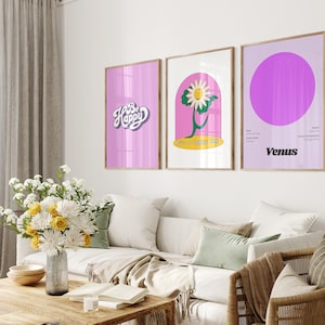 Maximalist Wall Art, Colorful Wall Art, Modern Funky Print, Colorful Gallery Wall, Inspirational Art