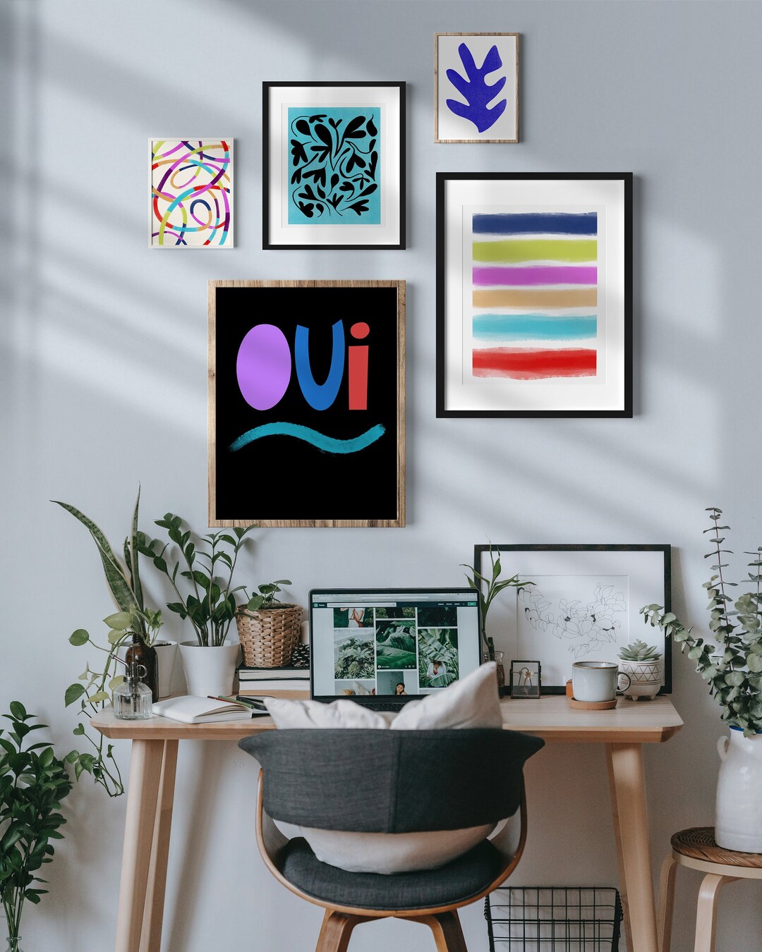 Gallery Wall Prints, Set of Prints, Colorful Wall Art, Abstract Wall