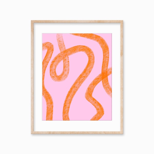 Mid Century Art, Trendy Posters, Digital Wall Art, Printable Art, Colorful Print, Colorful Abstract Print, Trendy Art, Childrens Room Decor,