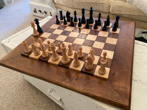 Capablanca Chess Rosewood Chessboard - www.