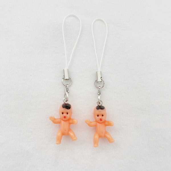 Tiny Baby 3D Cartoon Charm - Phone Charm - Keychain - Phone Case Accessory