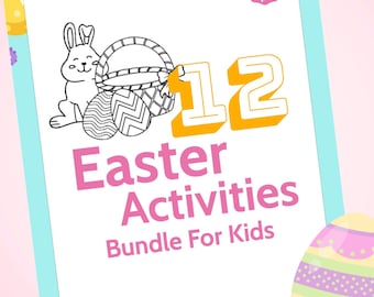 Ostern Aktivitätsseiten, Ostern Aktivitäten Buch, Oster Aktivitäten für Kinder 3-7, Ostern Aktivitäten Pack, Ostern Aktivitäten Blätter, Ostern Printable