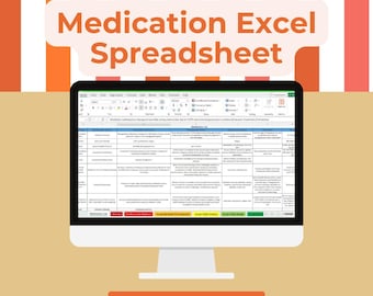 Excel-spreadsheet farmacologie