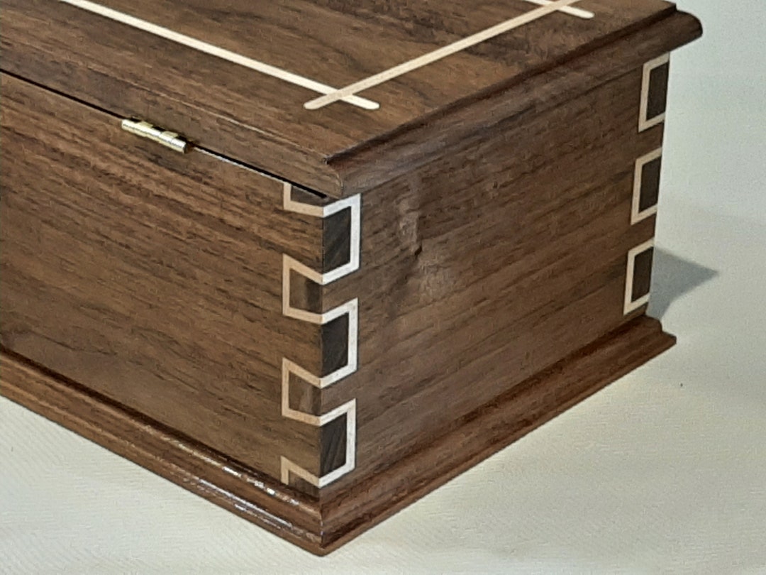 Inlay Box With Inlay Dovetails Etsy