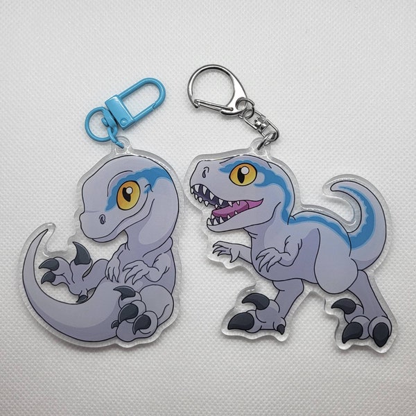 Blue the Velociraptor Svg Etsy