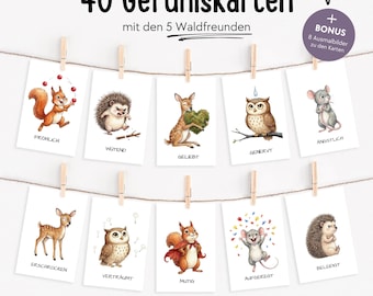 Emotion cards for children, feelings in children, learning and understanding emotions, Montessori learning cards, downloadable printable emotion cards in PDF format