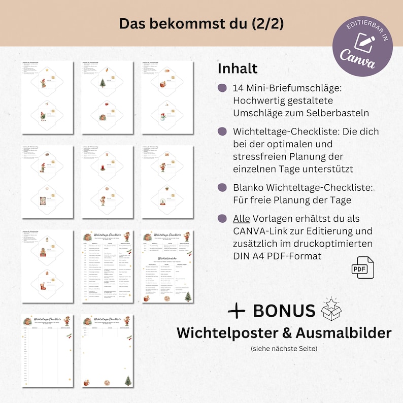 Wichtel Zubehör Umzugskartons Pakete Karton Weihna Produktbild-Vorschau 3