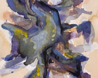 Gouache Schilderij