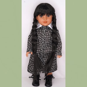 Wednesday Addams outfit fits american girl and other 18&quot; dolls