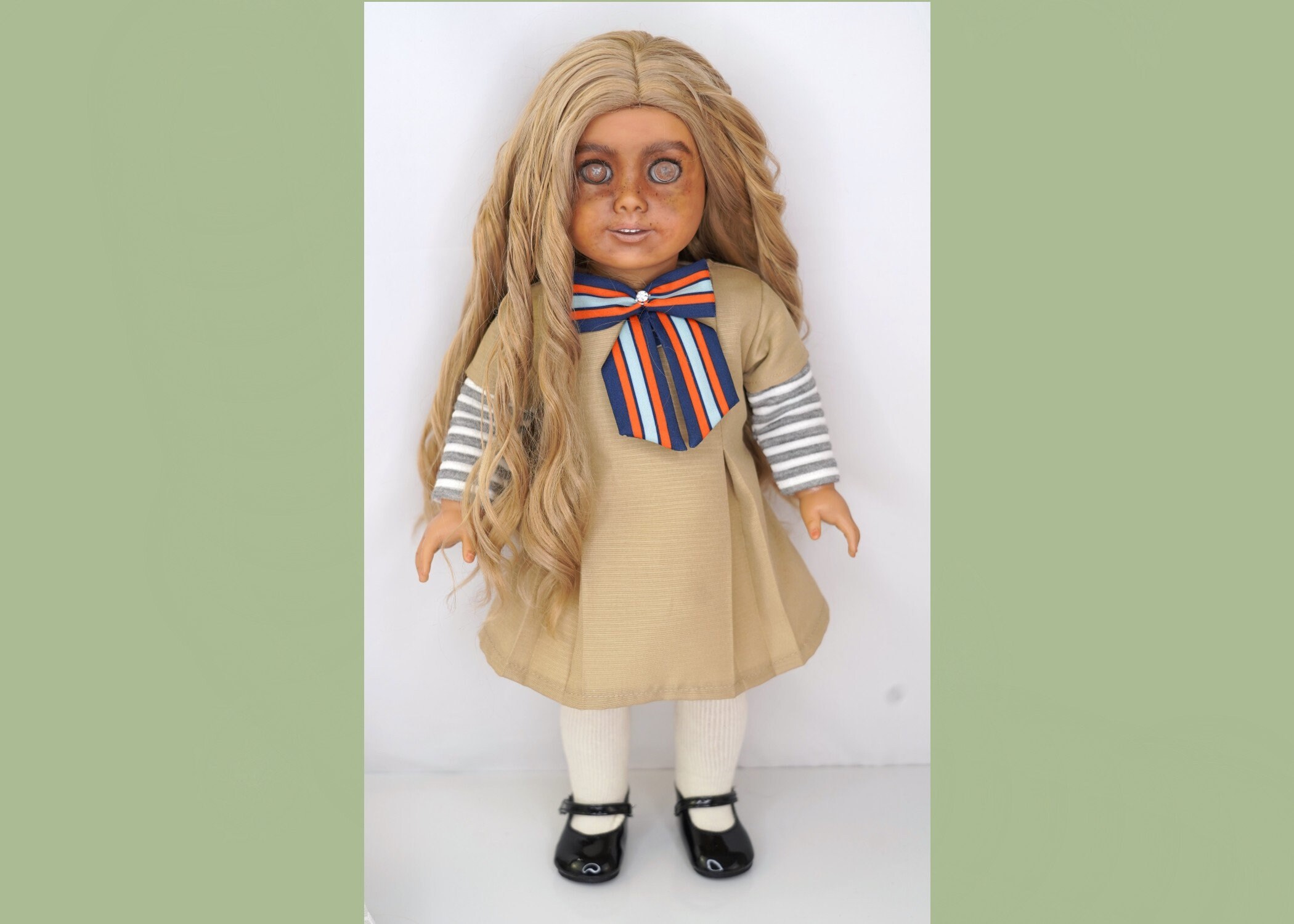 Megan Custom American Girl 18 Doll With Blond Hair and Custom