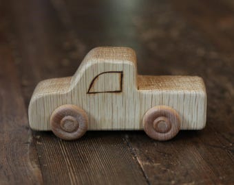 Small Wooden Pickup Truck - Classic Wooden Toys - Gifts for boys - sustainable gift ideas