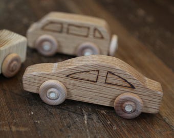 Small Wooden Car - Classic Wooden Toys - Gifts for boys - sustainable gift ideas