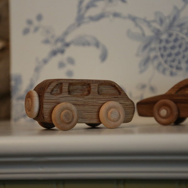 Small Wooden Cars and Vans - Classic Wooden Toys - Gifts for boys - sustainable gift ideas