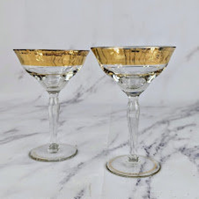 Gold Rimmed Glasses - Etsy
