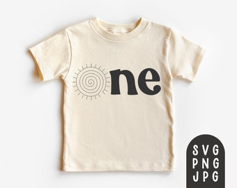 One Sun Svg, One Svg, First Birthday Shirt Svg, Toddler Birthday Shirt Svg, 1st Birthday Shirt, Boys Birthday Shirt, Girl Birthday shirt svg