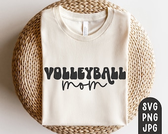 Volleyball Mom Svg, Volleyball Shirt Svg, Volleyball Mom Shirt, Volleyball Svg, Mom Shirt Svg, Cricut Cut File, PNG, JPG, Cutting file