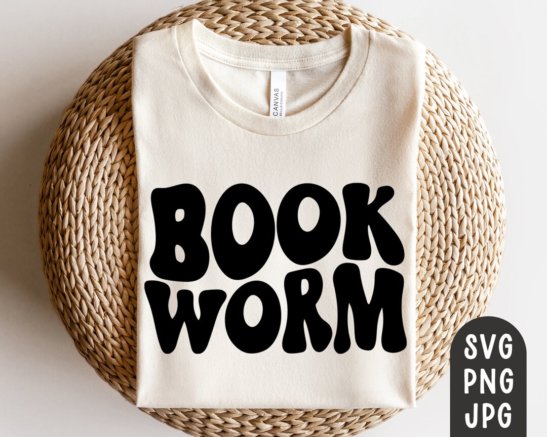 Book Worm Svg, Bookworm SVG, Book Lover, Read Svg, Reading Svg, Svg ...