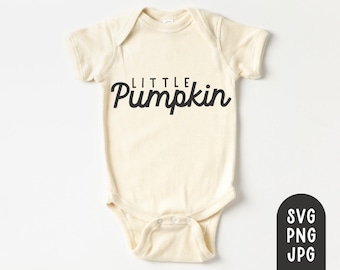 Little Pumpkin svg, Little Pumpkin Onesie Svg, Baby Halloween Svg, Toddler Halloween Svg, Kids Halloween Svg, Sublimation PNG, Cut File