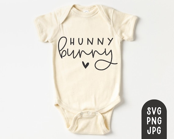 Hunny Bunny SVG, Easter svg, Baby shirt svg, Easter shirt, Baby Easter Shirt, Easter Onesie, Cute Easter Svg, Png, Jpg, Honey Bunny,