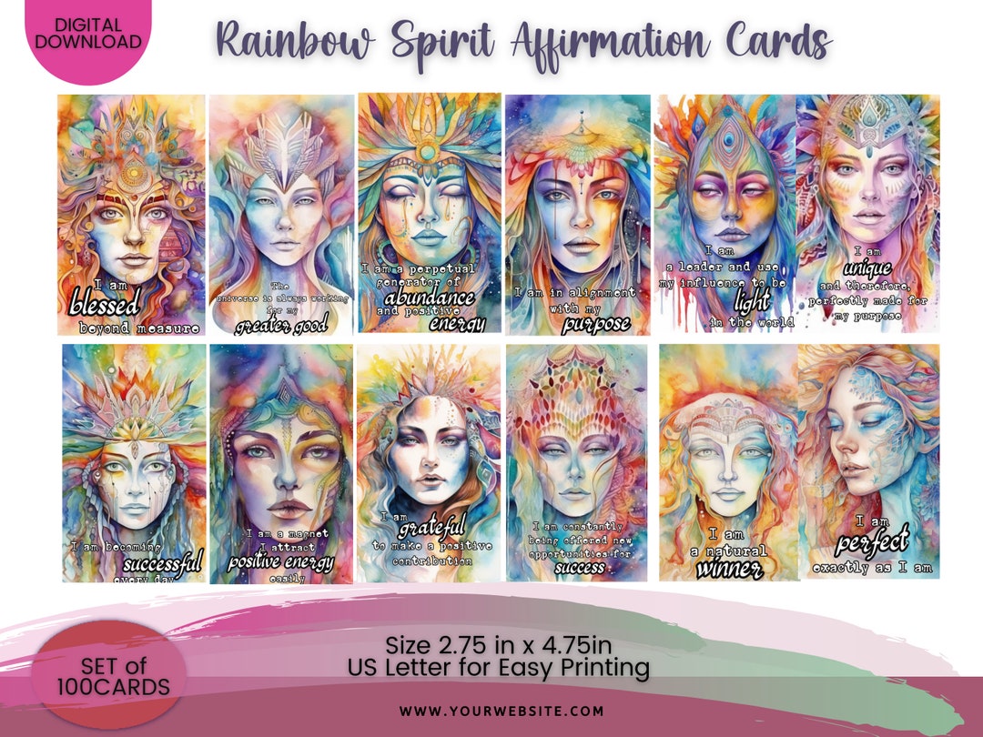 Affirmation Station Cards, Positive Quote Flash Cards, Affirmations ...