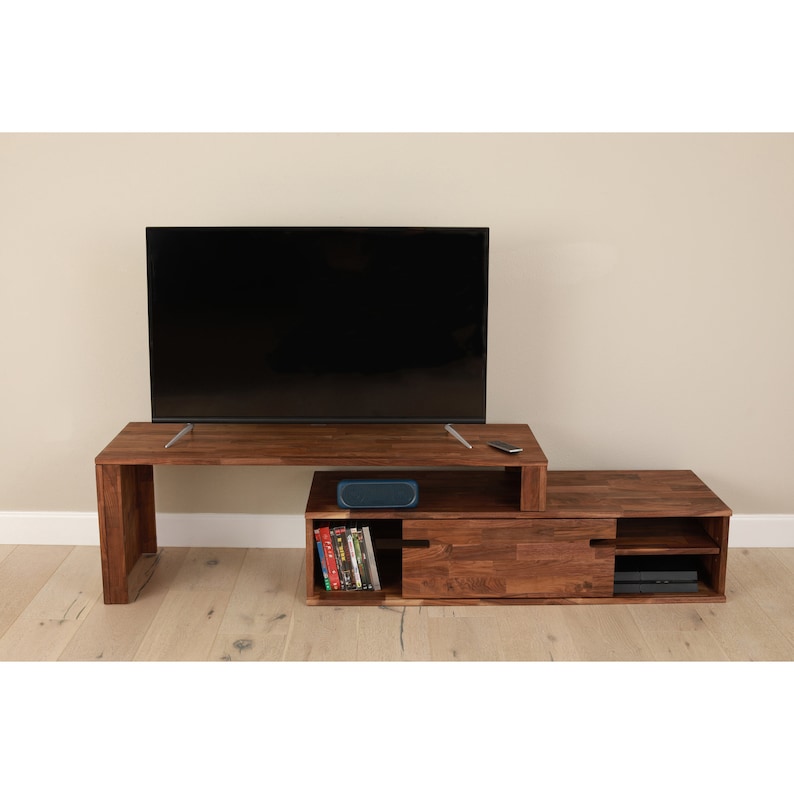 Zuma walnut tv console lifestyle image