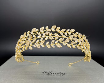 Bridal Headband, Crystal Brilliant Wedding Headband, Headpiece for Bride, Quinceanera Headband, Swarovski Headband for Quince