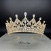 Full Circle Crown Wedding Crown For Bride Quinceanera Crystal Corona
