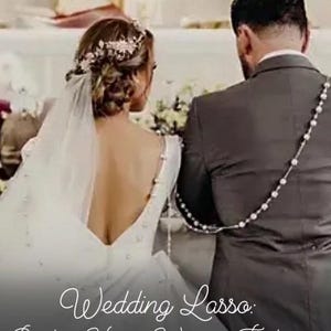 Wedding Lasso Rosary with Cross , Classic Ivory Pearl Wedding Lasso by Lucky Collections ™