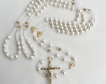 Wedding lasso, Pearl Lasso, Classic Timeless Ivory Pearl Crystal Wedding Lasso, Lazo para Boda en perlas, FAVORED BY BRIDES! Lazo de Boda