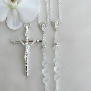 LAZO DE BODA Wedding Lasso, Affordable Lasso Beads with Cross, Heart Shaped Beads image 2