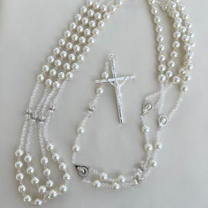 Wedding rosary, Unity lasso, Classic Pearl Wedding Lasso by Lucky Collections ™