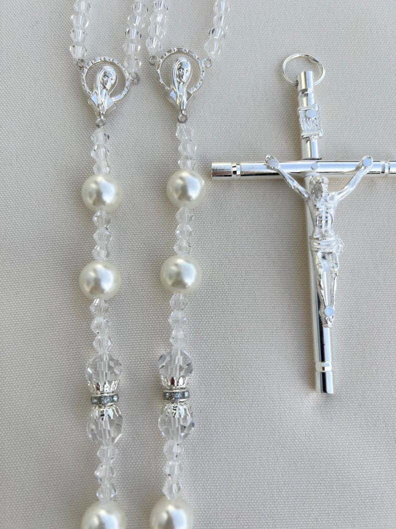 Wedding rosary, Unity lasso, Classic Pearl Wedding Lasso by Lucky Collections ™
