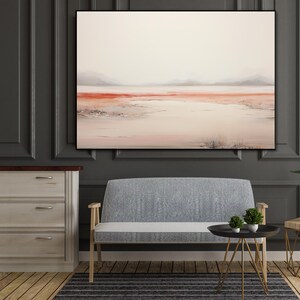 Abstract Landscape,100% Hand Painted, Textured Painting, Abstract Oil Painting, Acrylic Painting, Wall Decor Living Room, Office Wall Art