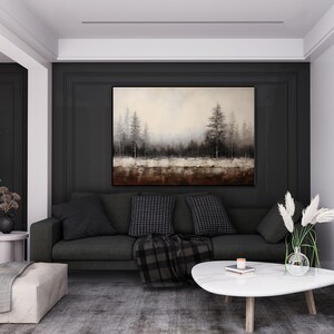Landscape, 100% Hand Painted, Textured Painting, Abstract Oil Painting, Acrylic Painting, Wall Decor Living Room, Office Wall Art