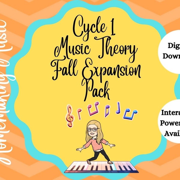 Classical Conversations Cycle 1 Fall Music Theory Tin Whistle and Piano Expansion Pack