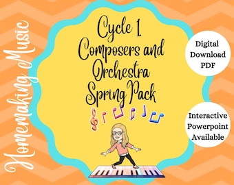 Classical Conversations Cycle 1 Music Spring pack- Composers and Orchestra