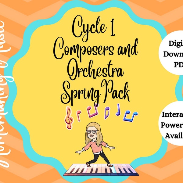 Classical Conversations Cycle 1 Music Spring pack- Composers and Orchestra