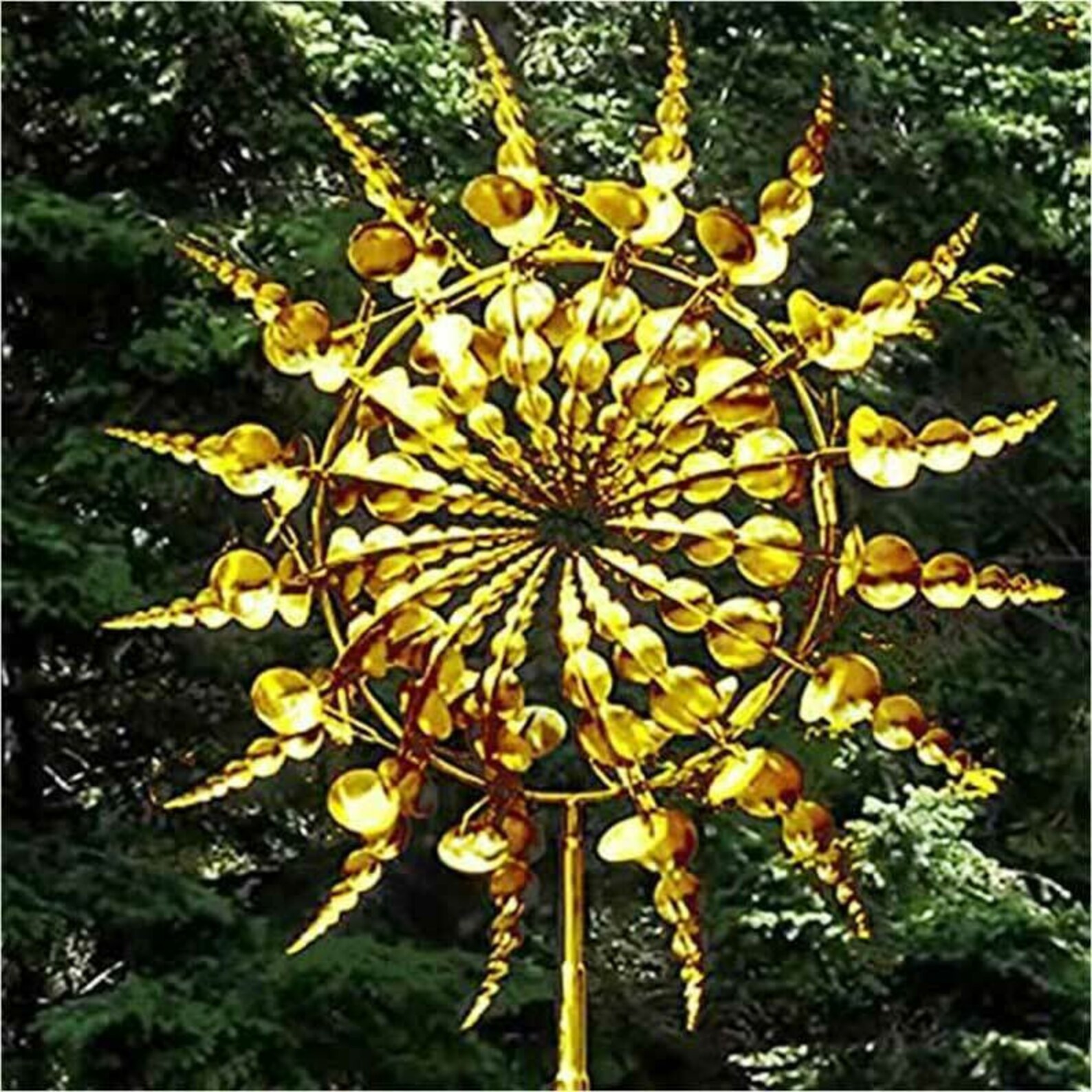 Magical Wind Powered Windmill Metal and Sculpture Etsy