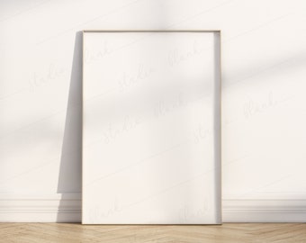 Frame mockup, art print mockup, modern frame mockup, vertical 5x7 frame, scandinavian style mockup, minimalistic art print poster mockup