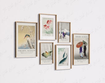 6 gouden Frames Gallery Wall Mockup, Set van 6 interieur Mockup, Minimal print wall Mock-Up, Art Print Set Mockup, Gold Frames Display, Psd