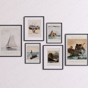 6 frame Wall Mockup, Black Frames mockup, Minimalistic Mock Up, Art Print gallery Set mockup, White minimal mockup, digital Modern six frame