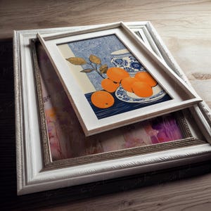 Rustic 2 Frames Mockup, Wood Frames mockup, 5:7 ISO Frame Mock Up, White Frame Mockup, Vintage Frames mockup, Set of 2 frames Soft Mock-up