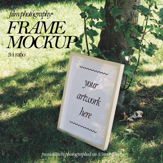 Frame Mock Up, Art Print Mockup, Natural Mock up, Green Nature Mockup, Printable Art Mockup, Sun Light Mockup, Artwork Display, Photoshop