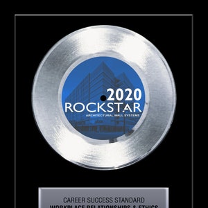 REAL RECORD Personalisierter Platin-Plattenpreis, 7 &quot;- 45 Single-Plattenpreis, Benutzerdefinierter Holzrahmenpreis, 11 &quot;x 14&quot; Piercing Preis