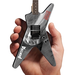 Pantera - Dimebag Darrell Vulgar Display of Power Mini Guitar Model Licensed Dean Guitar Miniature