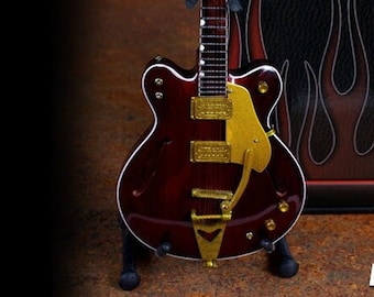 Beatles Collectible - George's Signature Ed Sullivan Show Mini Guitar Replica