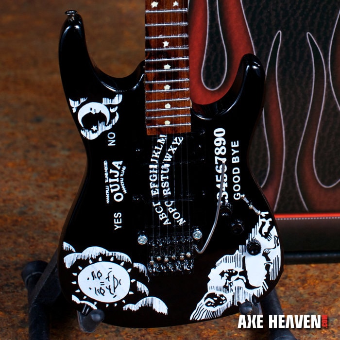 Metallica Collectible Kirk Hammett Black Ouija Replica Guitar
