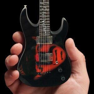 Metallica Collectible Kirk Hammett Frankenstein ESP Replica Guitar Miniature Guitar