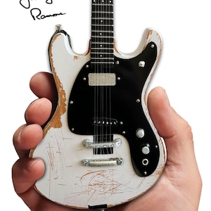 Johnny Ramone 1965 Mosrite Ventures II Mini Guitar Model by AXE HEAVEN