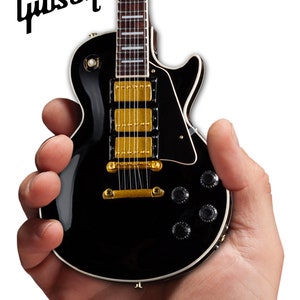 Black Beauty Les Paul® Gibson® Mini Guitar Model Replica - Official Gibson® Ace Frehley - KISS
